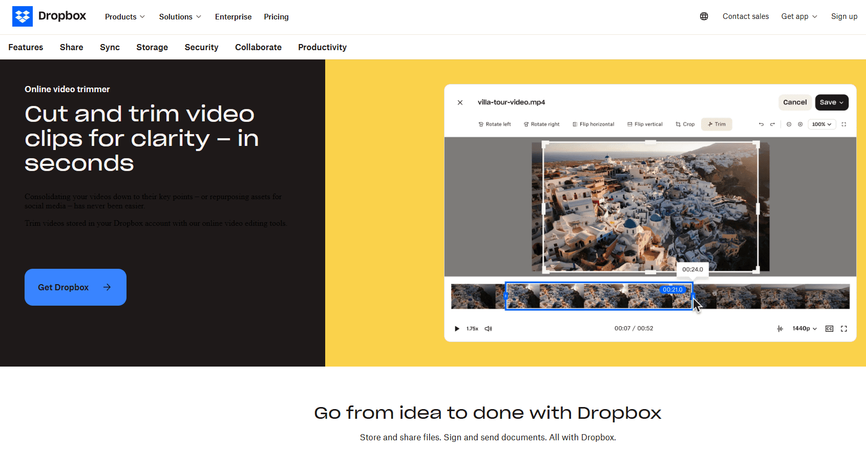Dropbox Video Trimmer