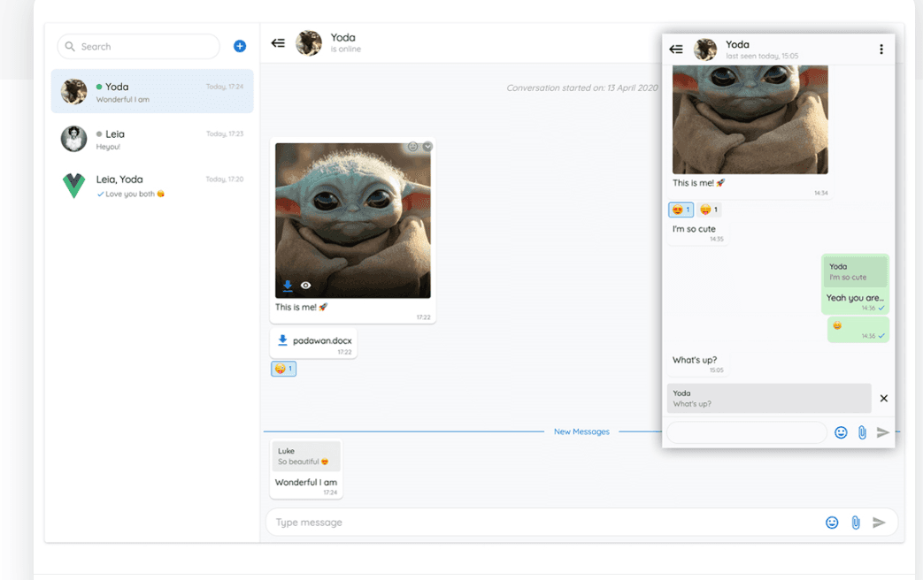 4Paka.com Vue Chatting App
